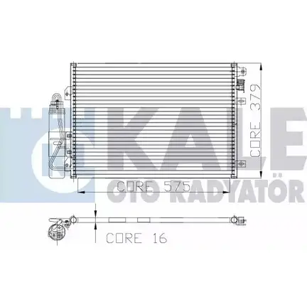 Радиатор кондиционера KALE OTO RADYATOR 1ZQXUT6 DVQK A 3138681 128200 изображение 0