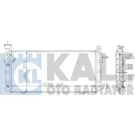 Радиатор охлаждения двигателя KALE OTO RADYATOR 3138699 137700 HI6C9 J VLNHO изображение 0