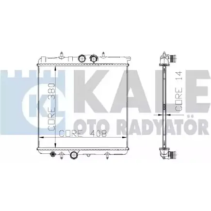 Радиатор охлаждения двигателя KALE OTO RADYATOR 3138821 7754ED 216899 A0F W3 изображение 0