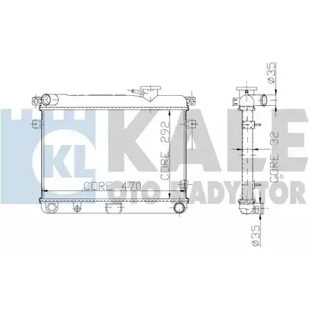Радиатор охлаждения двигателя KALE OTO RADYATOR 3138839 JTXB6B LM7 CQ3 229500 изображение 0
