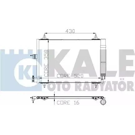 Радиатор кондиционера KALE OTO RADYATOR 243000 IM2 U8 VI6KY 3138858 изображение 0