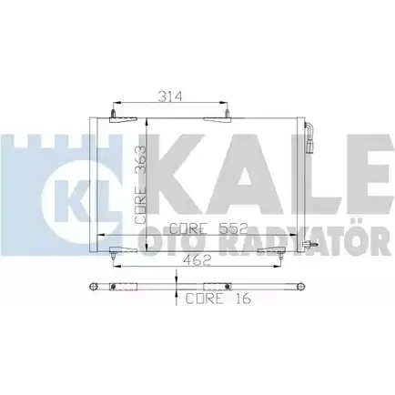 Радиатор кондиционера KALE OTO RADYATOR 248400 M Y07B 3138866 CVYTQ изображение 0
