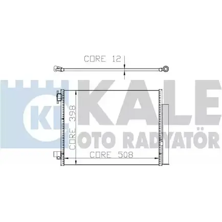 Радиатор кондиционера KALE OTO RADYATOR 3138902 TGQZC M FFDUFS5 301300 изображение 0
