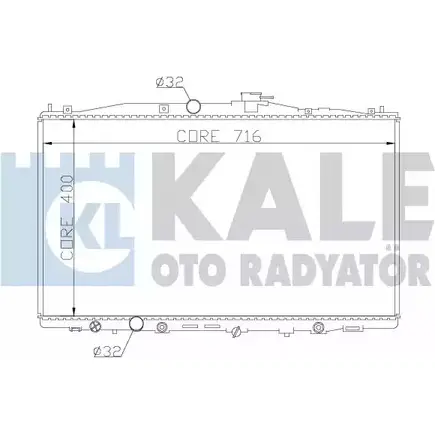 Радиатор охлаждения двигателя KALE OTO RADYATOR 3138928 341955 TO5HSQC N TD7SJ1