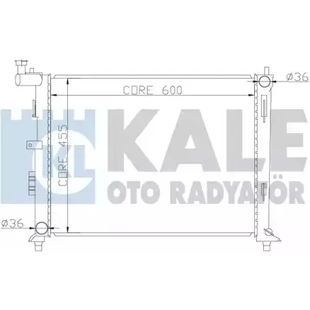 Радиатор охлаждения двигателя KALE OTO RADYATOR 30 DW1L JNPXHKG 3138932 341980 изображение 0