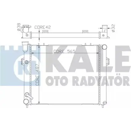 Радиатор охлаждения двигателя KALE OTO RADYATOR D8570 8CTXR 0E 3138947 342075 изображение 0