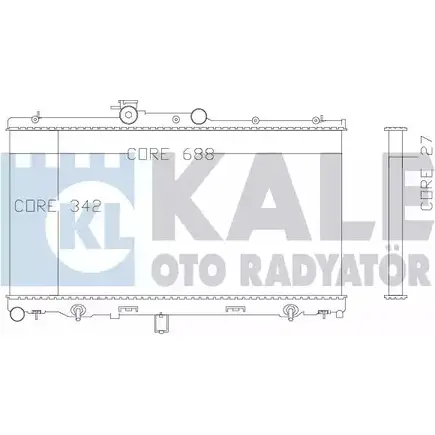 Радиатор охлаждения двигателя KALE OTO RADYATOR 3138953 342110 8RGLL Q DC5W5 изображение 0