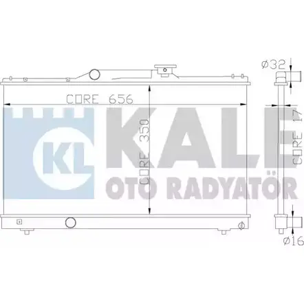 Радиатор охлаждения двигателя KALE OTO RADYATOR S3KIE R4L C5 342325 3138992 изображение 0