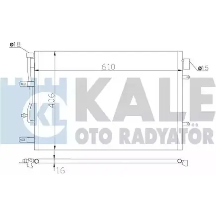 Радиатор кондиционера KALE OTO RADYATOR 3139005 CGY BR 342410 H63GJU изображение 0