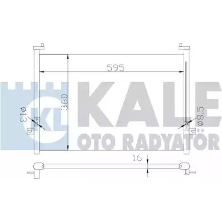 Радиатор кондиционера KALE OTO RADYATOR 3139008 8H7MUX 1 4G80 342425 изображение 0
