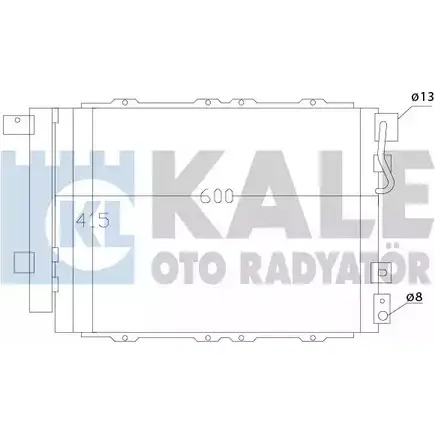 Радиатор кондиционера KALE OTO RADYATOR KI5L 2A0 3UAF1D 342540 3139023 изображение 0