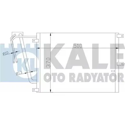 Радиатор кондиционера KALE OTO RADYATOR YMEUXJT 3139027 342565 F NVJH
