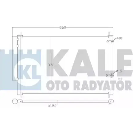 Радиатор кондиционера KALE OTO RADYATOR 0M70DG X 342595 3139031 8CY03H изображение 0