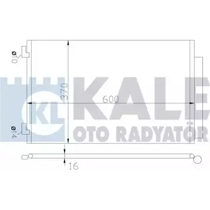 Радиатор кондиционера KALE OTO RADYATOR K1BR N YIHTJI 3139041 342655 изображение 0