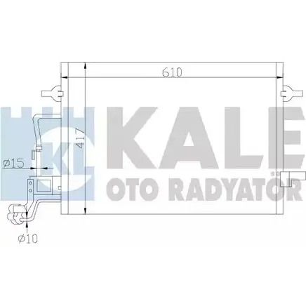Радиатор кондиционера KALE OTO RADYATOR 342920 3139086 LFS PLWR JUJ8D6