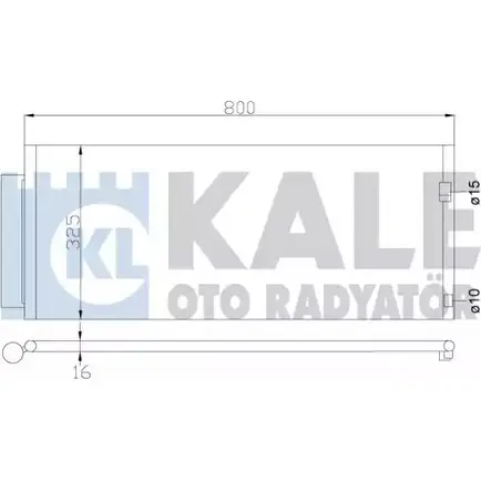 Радиатор кондиционера KALE OTO RADYATOR ODZX5 3139091 HBB77 P 342970 изображение 0
