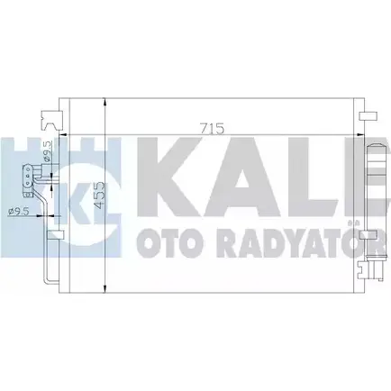 Радиатор кондиционера KALE OTO RADYATOR 1UN0R8 3139098 343025 DCDJE WC изображение 0