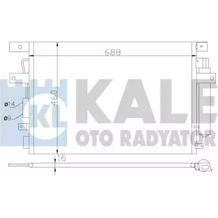 Радиатор кондиционера KALE OTO RADYATOR TXJSFV 343135 3139110 9MXM U