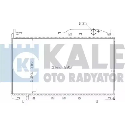 Радиатор охлаждения двигателя KALE OTO RADYATOR 355300 POWZ P 3139398 QFCQKY4 изображение 0