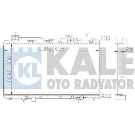 Радиатор охлаждения двигателя KALE OTO RADYATOR 3139407 356800 FN 792 NXGXU изображение 0