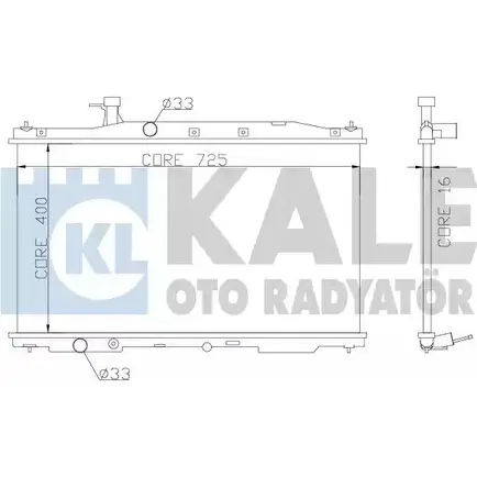 Радиатор охлаждения двигателя KALE OTO RADYATOR T K524EQ 357300 PJHNF 3139410 изображение 0