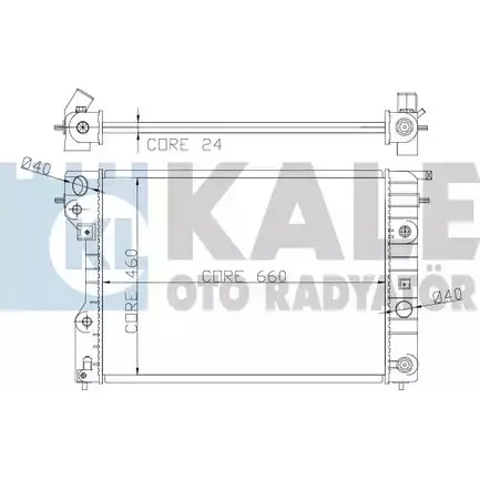 Радиатор охлаждения двигателя KALE OTO RADYATOR TJY PT 3139456 IEWWI 363900 изображение 0