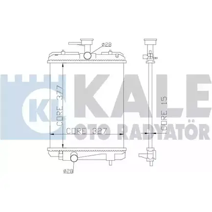 Радиатор охлаждения двигателя KALE OTO RADYATOR 7J2C4P 3139457 X POL48F 364400 изображение 0
