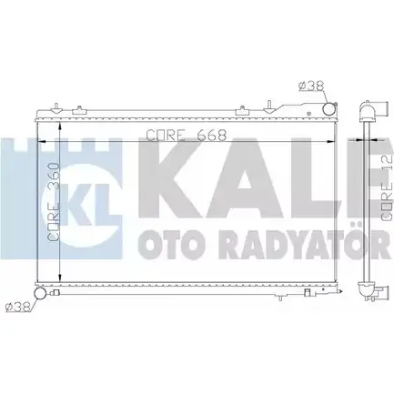 Радиатор охлаждения двигателя KALE OTO RADYATOR 3139462 364900 MDQI0 S 6Q3PO изображение 0