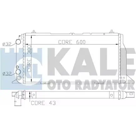 Радиатор охлаждения двигателя KALE OTO RADYATOR YSKZUP0 A 4352 367300 3139481