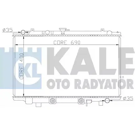 Радиатор охлаждения двигателя KALE OTO RADYATOR HN7 QY 3139508 370500 VI9TWB6 изображение 0