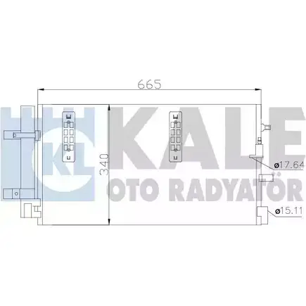 Радиатор кондиционера KALE OTO RADYATOR OF9K7Z0 W6MWVP W 3139535 375800 изображение 0