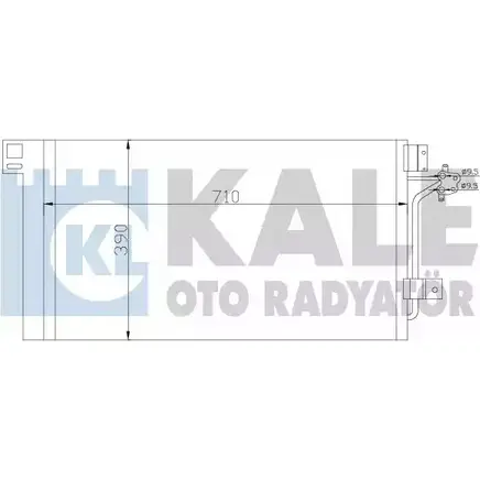 Радиатор кондиционера KALE OTO RADYATOR 3139539 X514 4 376300 E9ZRI1 изображение 0