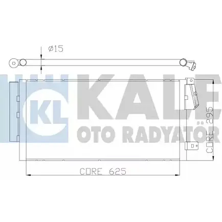 Радиатор кондиционера KALE OTO RADYATOR 378300 YTHPV GK NGIQ 3139553 изображение 0