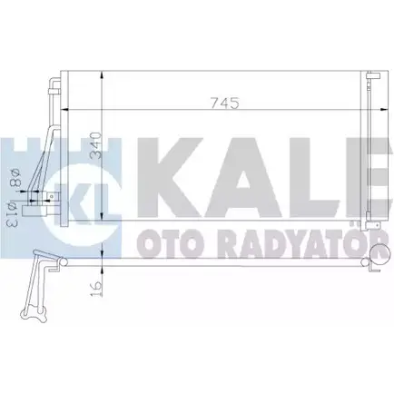 Радиатор кондиционера KALE OTO RADYATOR 3139563 5 H62KI OJV90AN 379800 изображение 0