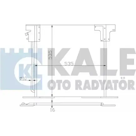 Радиатор кондиционера KALE OTO RADYATOR 3VMMU 381200 3139574 FAG 12Y изображение 0