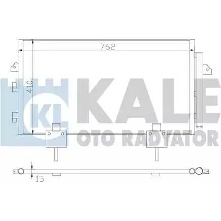 Радиатор кондиционера KALE OTO RADYATOR UNVMNL 383400 3139589 R 67E0P изображение 0