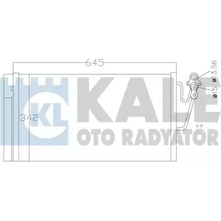 Радиатор кондиционера KALE OTO RADYATOR 3139596 FSZA5 384900 K J41LH изображение 0