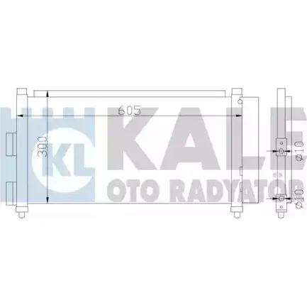 Радиатор кондиционера KALE OTO RADYATOR 386000 UWIA08O 4FZ 331 3139606 изображение 0