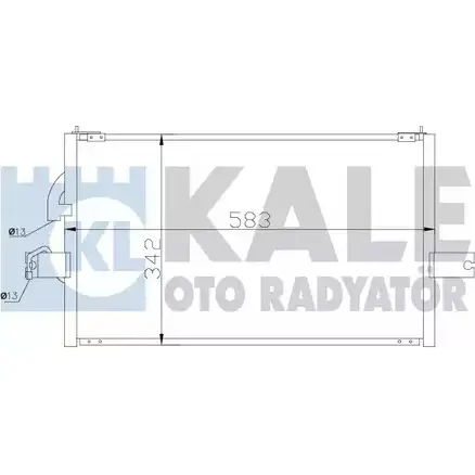 Радиатор кондиционера KALE OTO RADYATOR 386400 AEVHNUK ET05R 7 3139609 изображение 0