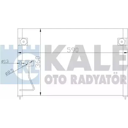 Радиатор кондиционера KALE OTO RADYATOR 3139613 VFQ 934 387000 O9WTHI изображение 0