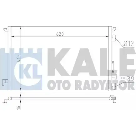 Радиатор кондиционера KALE OTO RADYATOR 3139630 3WCC PKV ONNOVC 389000 изображение 0