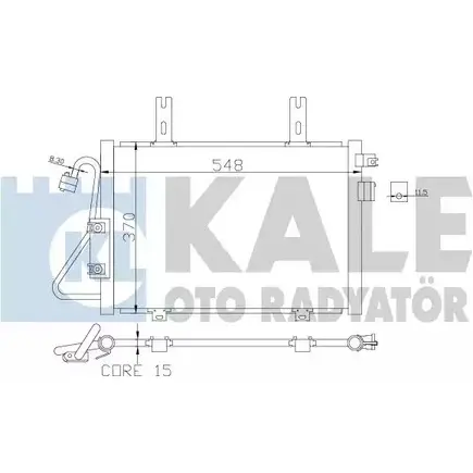Радиатор кондиционера KALE OTO RADYATOR 3139633 YCI23U 389400 SYA4 9 изображение 0