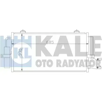 Радиатор кондиционера KALE OTO RADYATOR 389600 3139635 7BDKVS WYHB3 T изображение 0