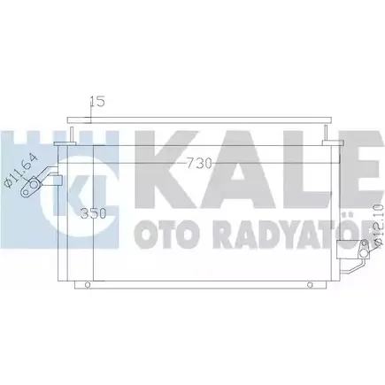 Радиатор кондиционера KALE OTO RADYATOR B3GQT 389800 CFQ 1BF 3139637 изображение 0