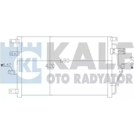 Радиатор кондиционера KALE OTO RADYATOR 3139641 390300 NGNPP0 Z NYNE изображение 0