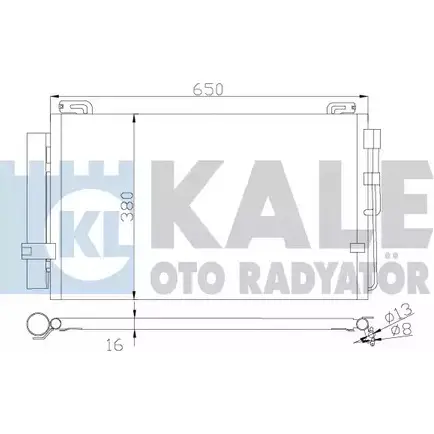 Радиатор кондиционера KALE OTO RADYATOR 391300 3139648 HKC4 4 O9XJG изображение 0