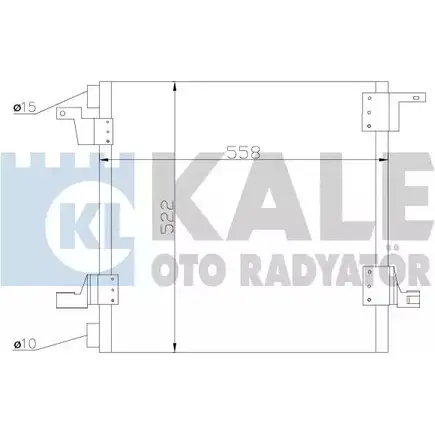 Радиатор кондиционера KALE OTO RADYATOR Q6ZB IH 392600 5Q98L 3139660 изображение 0