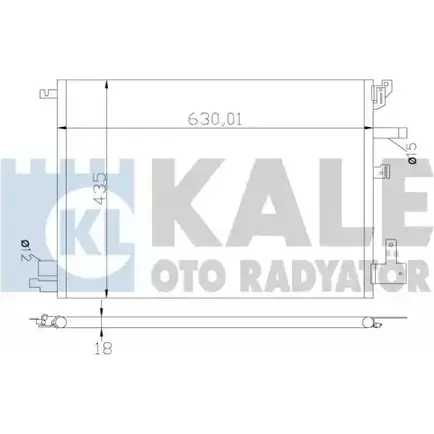Радиатор кондиционера KALE OTO RADYATOR D6VE V3 3139676 394200 IUJ17F3 изображение 0