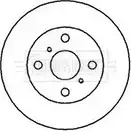 Тормозной диск BORG & BECK 1OB3Y 3144617 BBD4039 ZE JPF изображение 0