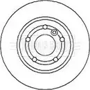 Тормозной диск BORG & BECK 3144662 BBD4084 HYJ24 0H ICUO2